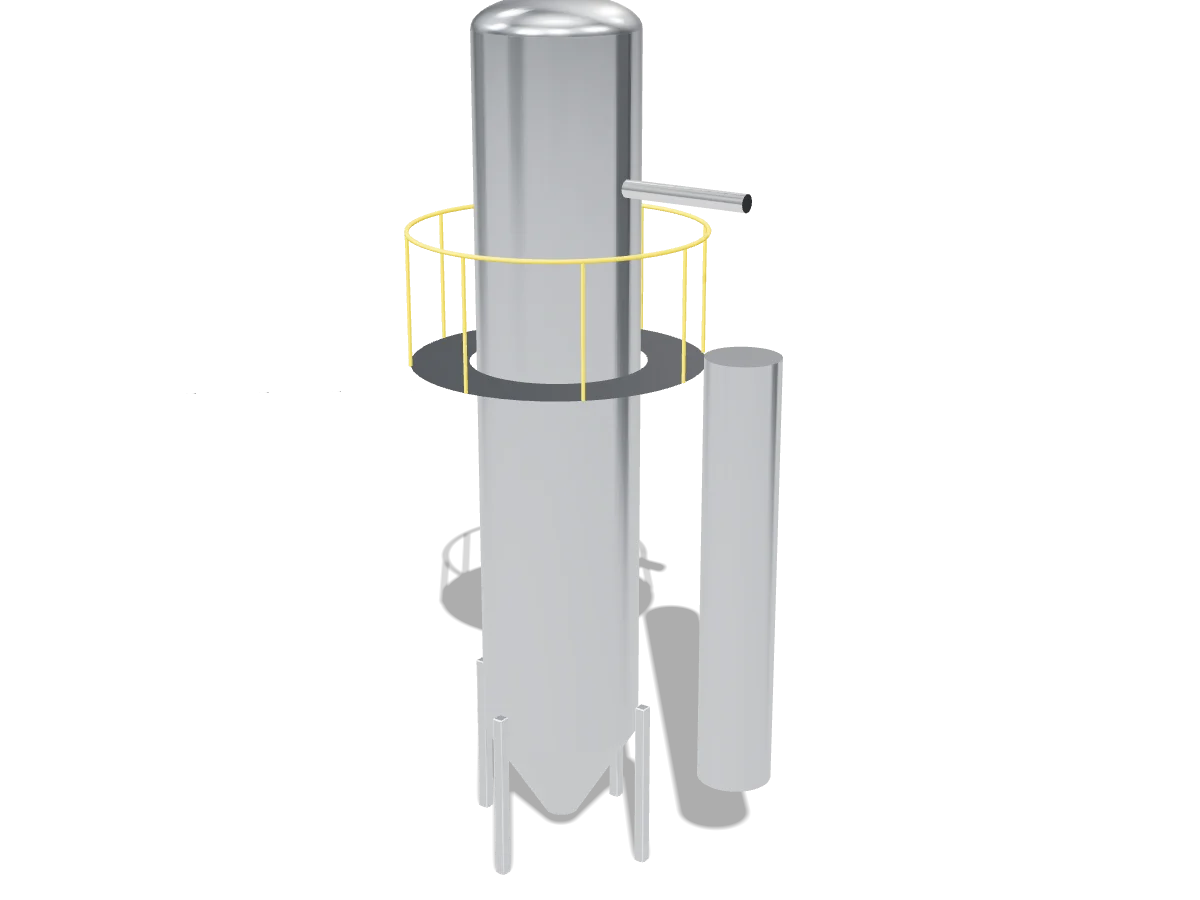 Aroma recovery column