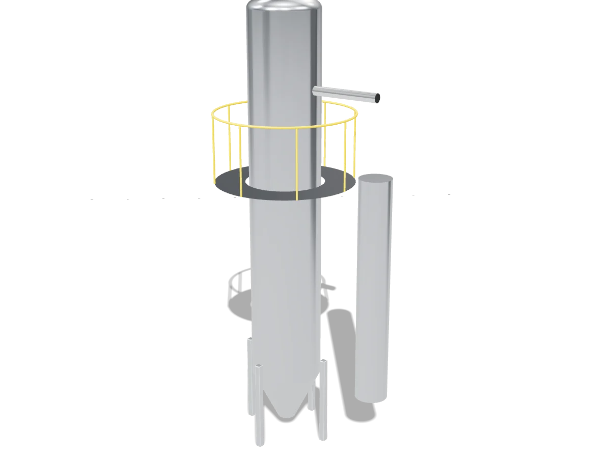 Falling-film evaporator