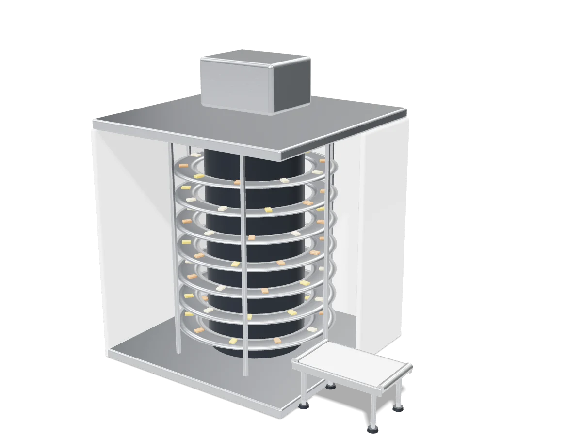 Spiral freezer